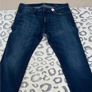 Mavi Men's Straight Jeans - Dark Blue with distressed lines. No rips NWOT